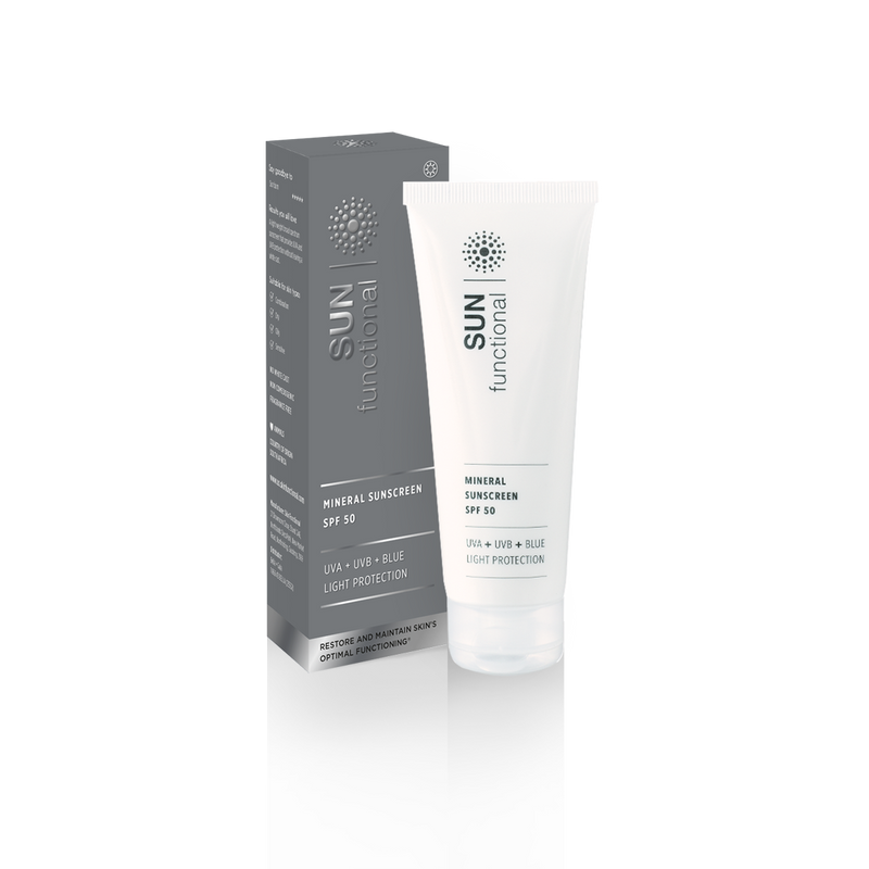 UVA, UVB + Blue Light Protection (Mineral Sunscreen SPF 50)