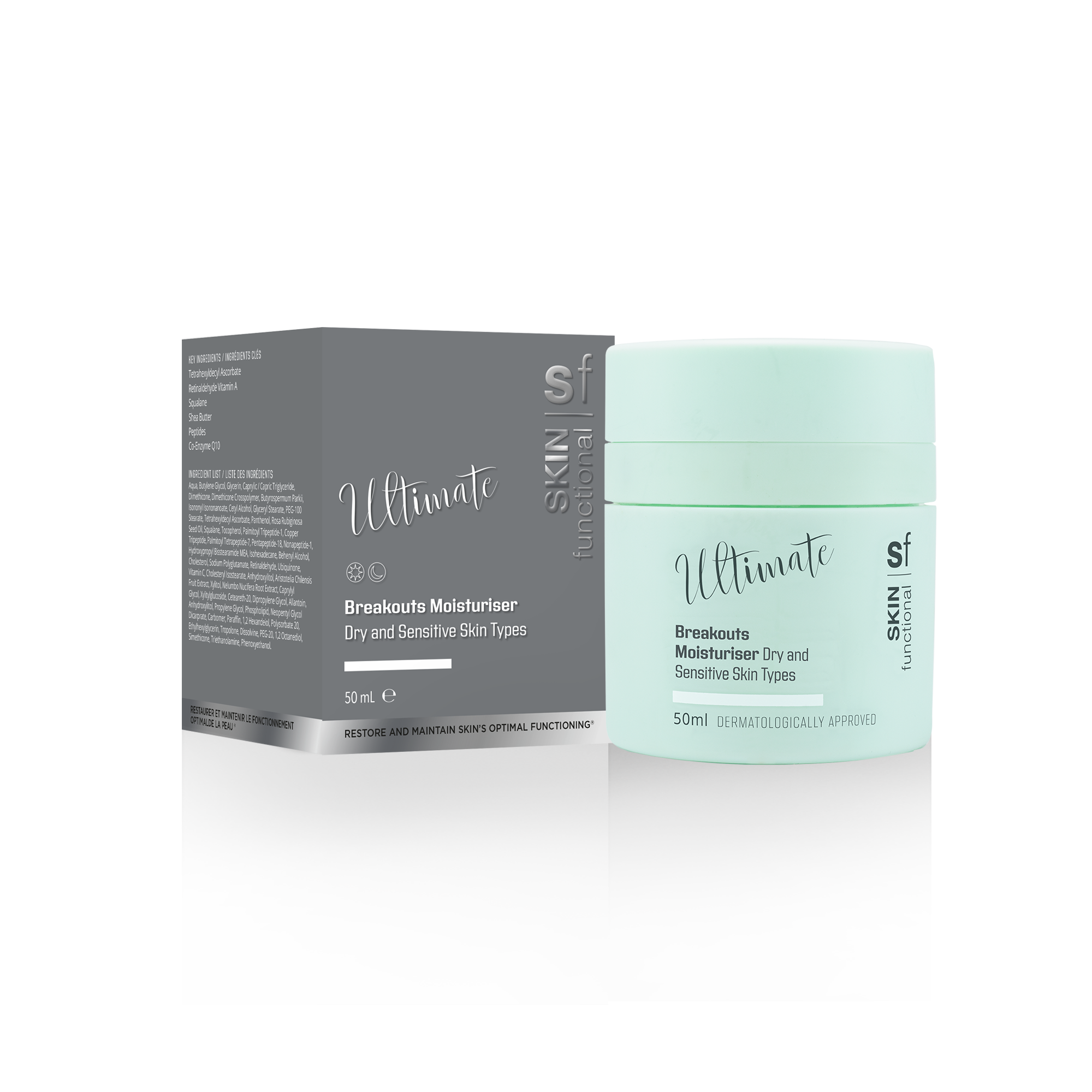 Ultimate Breakouts Moisturiser Dry, Sensitive Skin