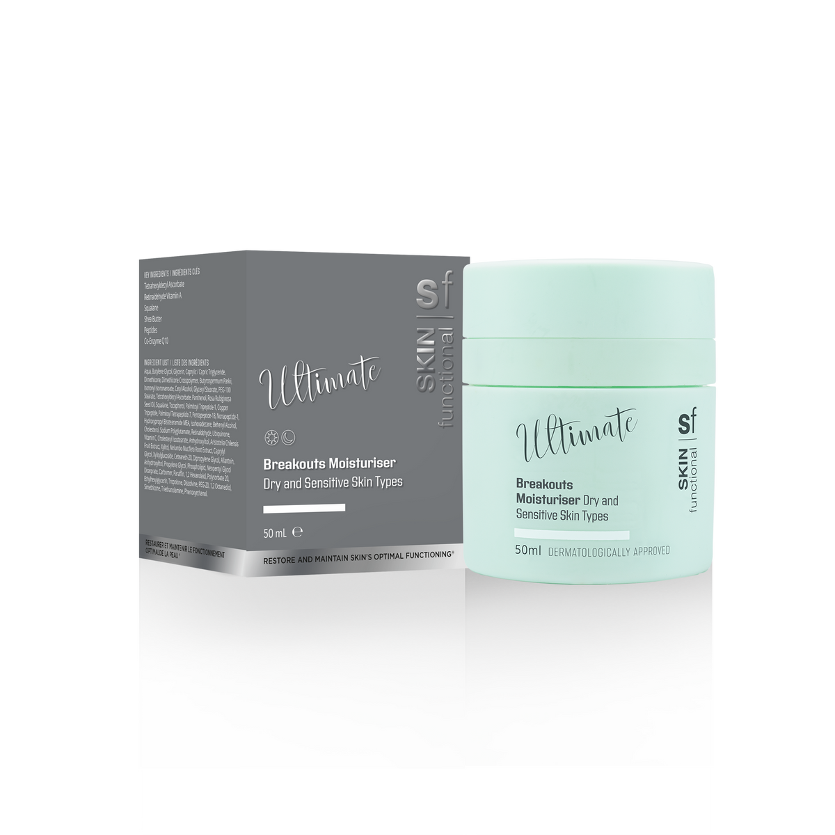 Ultimate Breakouts Moisturiser Dry, Sensitive Skin