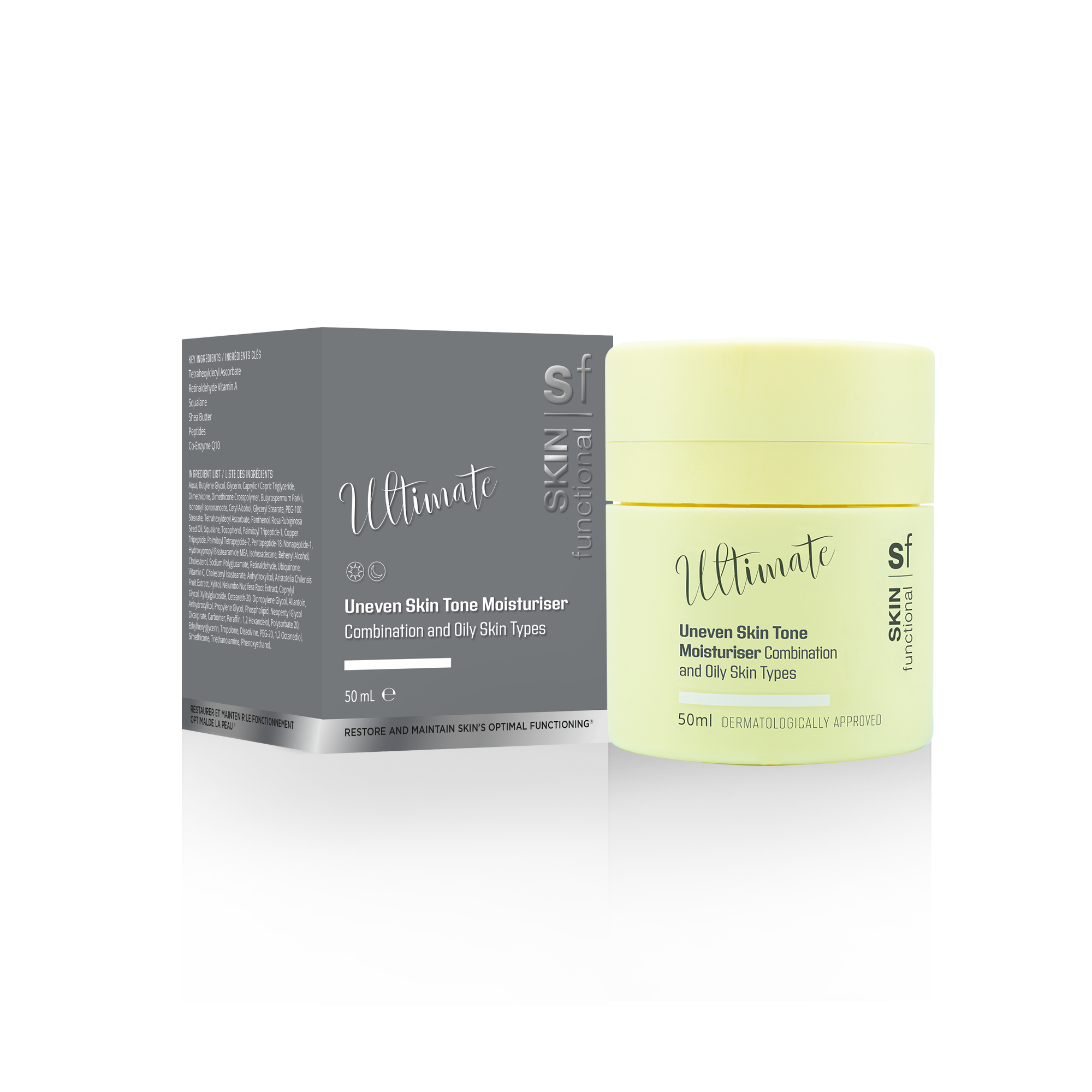 Ultimate Uneven Skin Tone Moisturiser Oily, Combination Skin