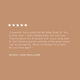 Sleep Body Oil