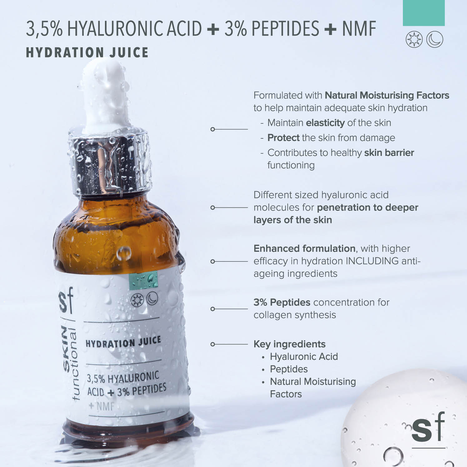 Hydration Juice (3.5% Hyaluronic Acid + 3% Peptides + NMF)
