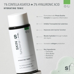 Hydrating Tonic (1% Centella Asiática + 2% Hyaluronic Acid)