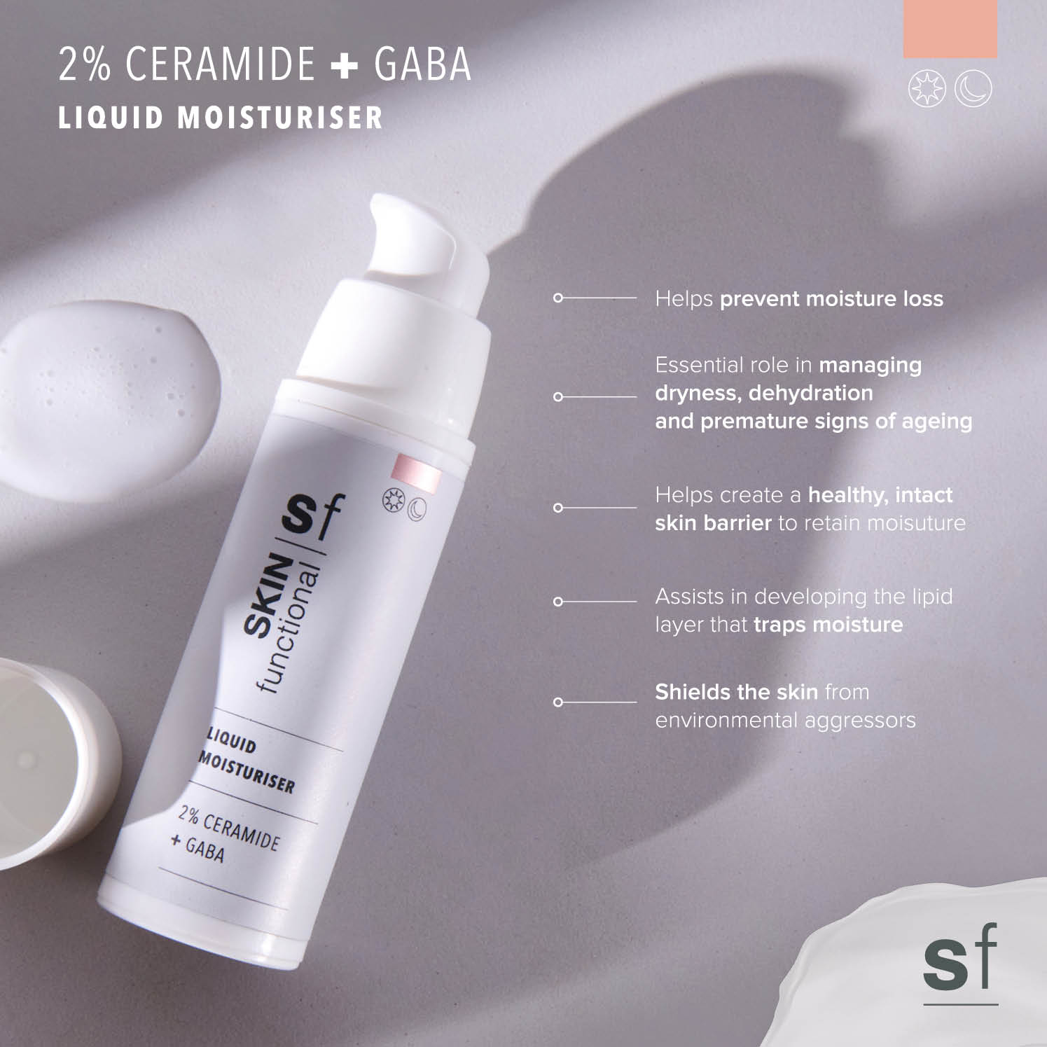 Liquid Moisturiser (2% Ceramide + GABA)