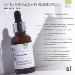 Melano Clear (5% Tranexamic Acid + 1% Hexylresorcinol)