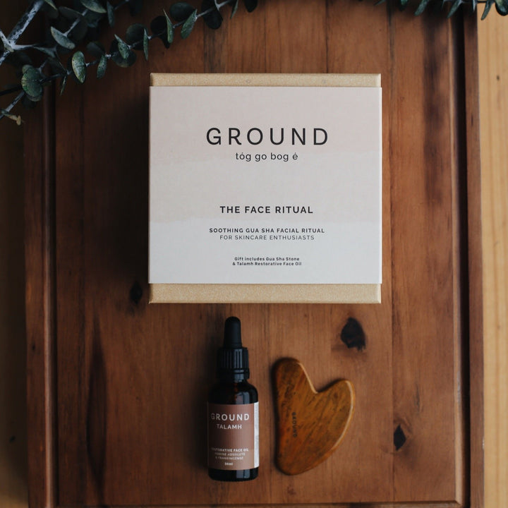 The Face Ritual (Gua Sha Stone & Restorative Face Oil)